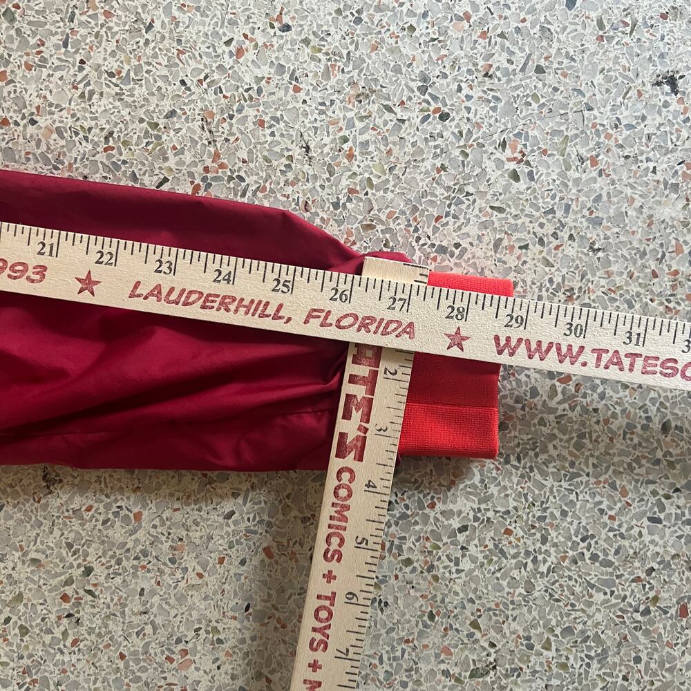 Nike Windrunner Hooded Windbreaker Jacket Red White Burgundy Small - Picture 14 of 16